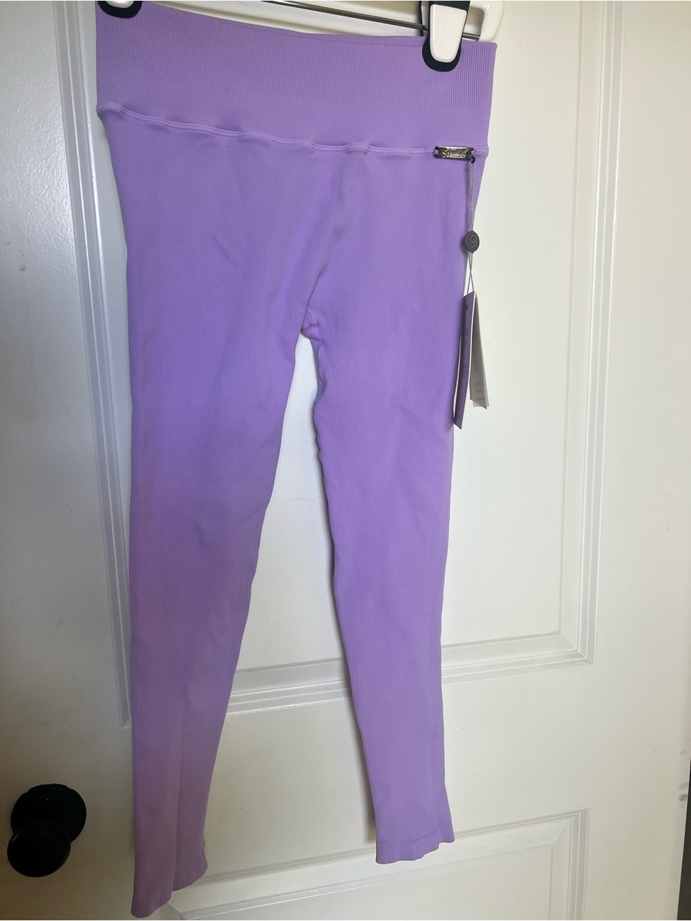 Bombshell Sportswear Girls Lavender Stretch Leggings